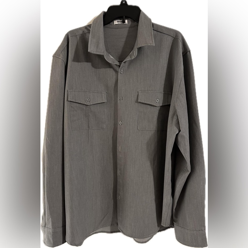 EUC Coofandy dress shirt, super-soft, 75% Rayon, 21% Polyester, 4% Spandex